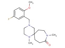 4-(5-fluoro-2-methoxybenzyl)-1,9-dimethyl-1,4,9-triazaspiro[5.6]dodecan-10-one