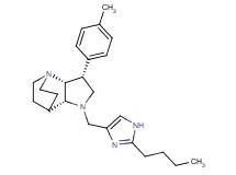 (3R*,3aR*,7aR*)-1-[(2-butyl-1H-imidazol-4-yl)methyl]-3-(4-methylphenyl)octahydro-4,7-ethanopyrrolo[3,2-b]pyridine
