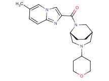 6-methyl-2-{[(1S*,5R*)-3-(tetrahydro-2H-pyran-4-yl)-3,6-diazabicyclo[3.2.2]non-6-yl]carbonyl}imidazo[1,2-a]pyridine