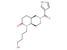 (4aS*,8aR*)-1-(4-hydroxybutyl)-6-(1H-pyrrol-3-ylcarbonyl)octahydro-1,6-naphthyridin-2(1H)-one