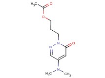 3-[4-(dimethylamino)-6-oxo-1(6H)-pyridazinyl]propyl acetate