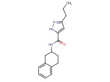3-propyl-N-(1,2,3,4-tetrahydro-2-naphthalenyl)-1H-pyrazole-5-carboxamide