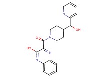 3-({4-[hydroxy(2-pyridinyl)methyl]-1-piperidinyl}carbonyl)-2-quinoxalinol