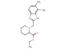 ethyl 1-[(6,7-dimethyl-1H-benzimidazol-2-yl)methyl]piperidine-2-carboxylate