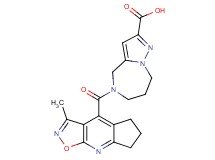 5-[(3-methyl-6,7-dihydro-5H-cyclopenta[b]isoxazolo[4,5-e]pyridin-4-yl)carbonyl]-5,6,7,8-tetrahydro-4H-pyrazolo[1,5-a][1,4]diazepine-2-carboxylic acid