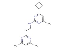 4-cyclobutyl-N-[2-(4,6-dimethylpyrimidin-2-yl)ethyl]-6-methylpyrimidin-2-amine