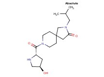 8-[(4R)-4-hydroxy-L-prolyl]-2-isobutyl-2,8-diazaspiro[4.5]decan-3-one hydrochloride