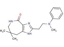 7,7-dimethyl-2-{2-[methyl(phenyl)amino]ethyl}-5,6,7,8-tetrahydroimidazo[4,5-c]azepin-4(1H)-one