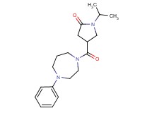 1-isopropyl-4-[(4-phenyl-1,4-diazepan-1-yl)carbonyl]-2-pyrrolidinone