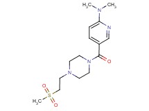 N,N-dimethyl-5-({4-[2-(methylsulfonyl)ethyl]piperazin-1-yl}carbonyl)pyridin-2-amine