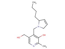 4-[(2-butyl-2,5-dihydro-1H-pyrrol-1-yl)methyl]-5-(hydroxymethyl)-2-methylpyridin-3-ol