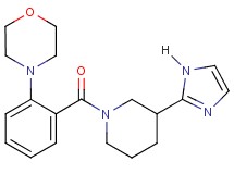 4-(2-{[3-(1H-imidazol-2-yl)-1-piperidinyl]carbonyl}phenyl)morpholine