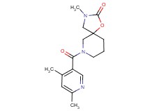 7-[(4,6-dimethyl-3-pyridinyl)carbonyl]-3-methyl-1-oxa-3,7-diazaspiro[4.5]decan-2-one