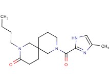 2-butyl-8-[(4-methyl-1H-imidazol-2-yl)carbonyl]-2,8-diazaspiro[5.5]undecan-3-one