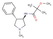 2-methoxy-2-methyl-N-[rel-(3R,4S)-1-methyl-4-phenyl-3-pyrrolidinyl]propanamide hydrochloride