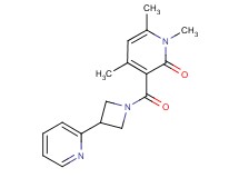 1,4,6-trimethyl-3-[(3-pyridin-2-ylazetidin-1-yl)carbonyl]pyridin-2(1H)-one