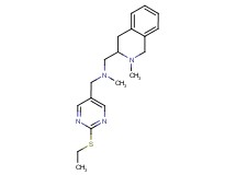 1-[2-(ethylthio)pyrimidin-5-yl]-N-methyl-N-[(2-methyl-1,2,3,4-tetrahydroisoquinolin-3-yl)methyl]methanamine