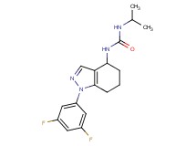 N-[1-(3,5-difluorophenyl)-4,5,6,7-tetrahydro-1H-indazol-4-yl]-N'-isopropylurea