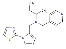 N-(pyridin-4-ylmethyl)-N-{[1-(1,3-thiazol-2-yl)-1H-pyrrol-2-yl]methyl}butan-2-amine