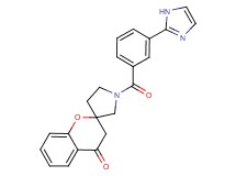 1'-[3-(1H-imidazol-2-yl)benzoyl]spiro[chromene-2,3'-pyrrolidin]-4(3H)-one