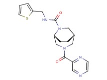 (1S*,5R*)-3-(2-pyrazinylcarbonyl)-N-(2-thienylmethyl)-3,6-diazabicyclo[3.2.2]nonane-6-carboxamide