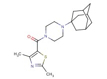 1-(1-adamantyl)-4-[(2,4-dimethyl-1,3-thiazol-5-yl)carbonyl]piperazine