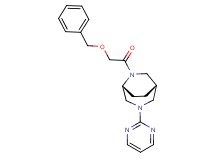 (1S*,5R*)-6-[(benzyloxy)acetyl]-3-(2-pyrimidinyl)-3,6-diazabicyclo[3.2.2]nonane