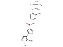 N-{4-[(2,2-dimethylpropanoyl)amino]-3-methylphenyl}-1',5'-dimethyl-1'H,2H-3,4'-bipyrazole-5-carboxamide