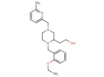2-{1-(2-ethoxybenzyl)-4-[(6-methyl-2-pyridinyl)methyl]-2-piperazinyl}ethanol
