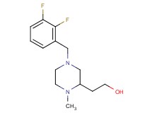 2-[4-(2,3-difluorobenzyl)-1-methyl-2-piperazinyl]ethanol