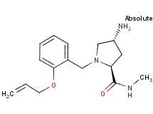 (2S,4R)-1-[2-(allyloxy)benzyl]-4-amino-N-methylpyrrolidine-2-carboxamide