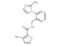 3-methyl-N-[2-(2-methyl-1H-imidazol-1-yl)benzyl]-2-furamide