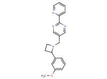 5-{[2-(3-methoxyphenyl)azetidin-1-yl]methyl}-2-pyridin-2-ylpyrimidine