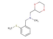 (1,4-dioxan-2-ylmethyl)methyl[2-(methylthio)benzyl]amine