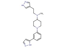 N-methyl-N-[2-(1H-pyrazol-4-yl)ethyl]-1-[3-(1H-pyrazol-5-yl)phenyl]-4-piperidinamine