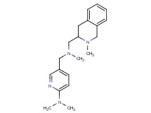 N,N-dimethyl-5-({methyl[(2-methyl-1,2,3,4-tetrahydro-3-isoquinolinyl)methyl]amino}methyl)-2-pyridinamine
