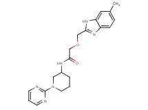 2-[(6-methyl-1H-benzimidazol-2-yl)methoxy]-N-[1-(2-pyrimidinyl)-3-piperidinyl]acetamide