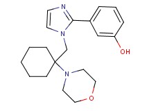 3-{1-[(1-morpholin-4-ylcyclohexyl)methyl]-1H-imidazol-2-yl}phenol
