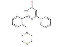 6-phenyl-2-[2-(thiomorpholin-4-ylmethyl)phenyl]pyrimidin-4(3H)-one