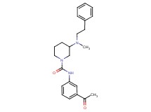 N-(3-acetylphenyl)-3-[methyl(2-phenylethyl)amino]-1-piperidinecarboxamide