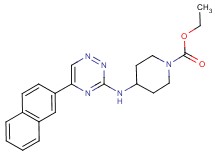 ethyl 4-{[5-(2-naphthyl)-1,2,4-triazin-3-yl]amino}-1-piperidinecarboxylate