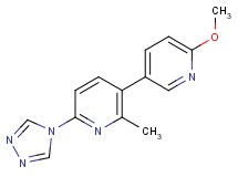 6'-methoxy-2-methyl-6-(4H-1,2,4-triazol-4-yl)-3,3'-bipyridine