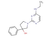 1-[4-(ethylamino)pyrimidin-2-yl]-3-phenylpyrrolidin-3-ol