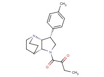 1-[(3R*,3aR*,7aR*)-3-(4-methylphenyl)hexahydro-4,7-ethanopyrrolo[3,2-b]pyridin-1(2H)-yl]-1-oxobutan-2-one