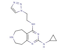 N~2~-cyclopropyl-N~4~-[2-(1H-1,2,3-triazol-1-yl)ethyl]-6,7,8,9-tetrahydro-5H-pyrimido[4,5-d]azepine-2,4-diamine