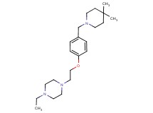 1-(2-{4-[(4,4-dimethylpiperidin-1-yl)methyl]phenoxy}ethyl)-4-ethylpiperazine
