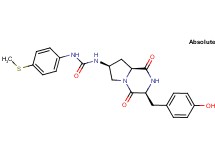 N-[(3S,7S,8aS)-3-(4-hydroxybenzyl)-1,4-dioxooctahydropyrrolo[1,2-a]pyrazin-7-yl]-N'-[4-(methylthio)phenyl]urea