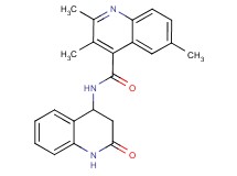 2,3,6-trimethyl-N-(2-oxo-1,2,3,4-tetrahydro-4-quinolinyl)-4-quinolinecarboxamide
