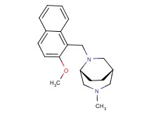 (1S*,5R*)-6-[(2-methoxy-1-naphthyl)methyl]-3-methyl-3,6-diazabicyclo[3.2.2]nonane