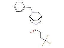 (1R*,5R*)-6-benzyl-3-(4,4,4-trifluorobutanoyl)-3,6-diazabicyclo[3.2.2]nonane